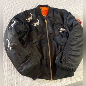 GxFR Griselda Black scorpion Jacket Size XL